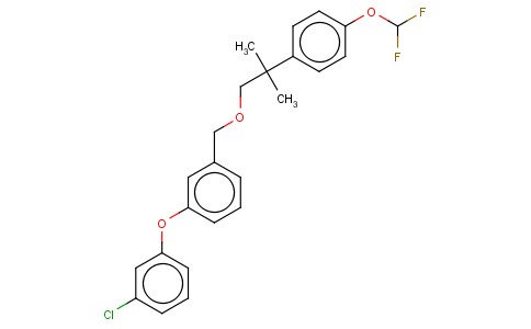 3-(3-CHLOROPHENOXY)BENZYL 2-(4-DIFLUOROMETHOXYPHENYL)-2-METHYLPROPYL ETHER